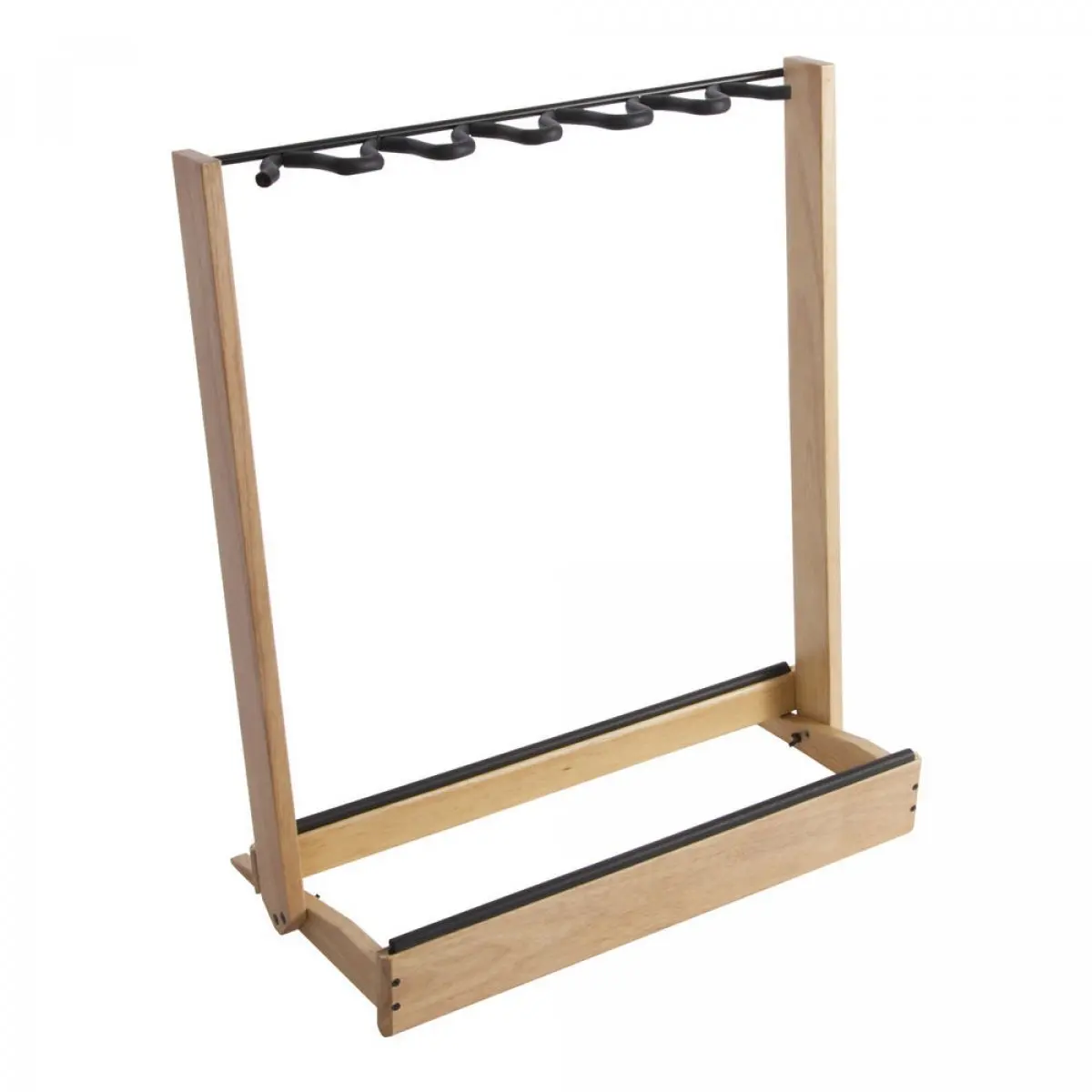 

On-Stage GS7563W Side-Loading Guitar Rack, Natural Wood/Black