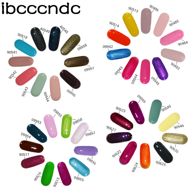 Новейший IBCCCNDC замачиваемый Профессиональный Чистый цвет лак для красоты покрытие лак для ногтей гель 1 шт./лот 90544