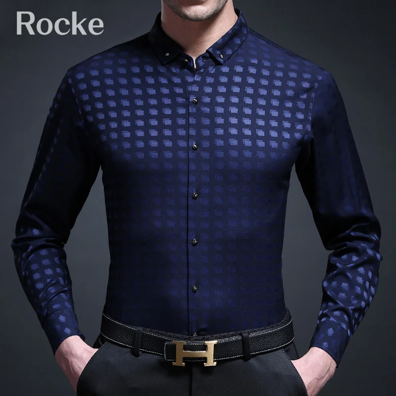 blue party wear shirt