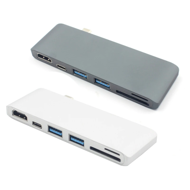 Type-C USB C до 4 к HDMI USB 3,0 2,0 SD TF Card Reader PD концентратор адаптер для Macbook