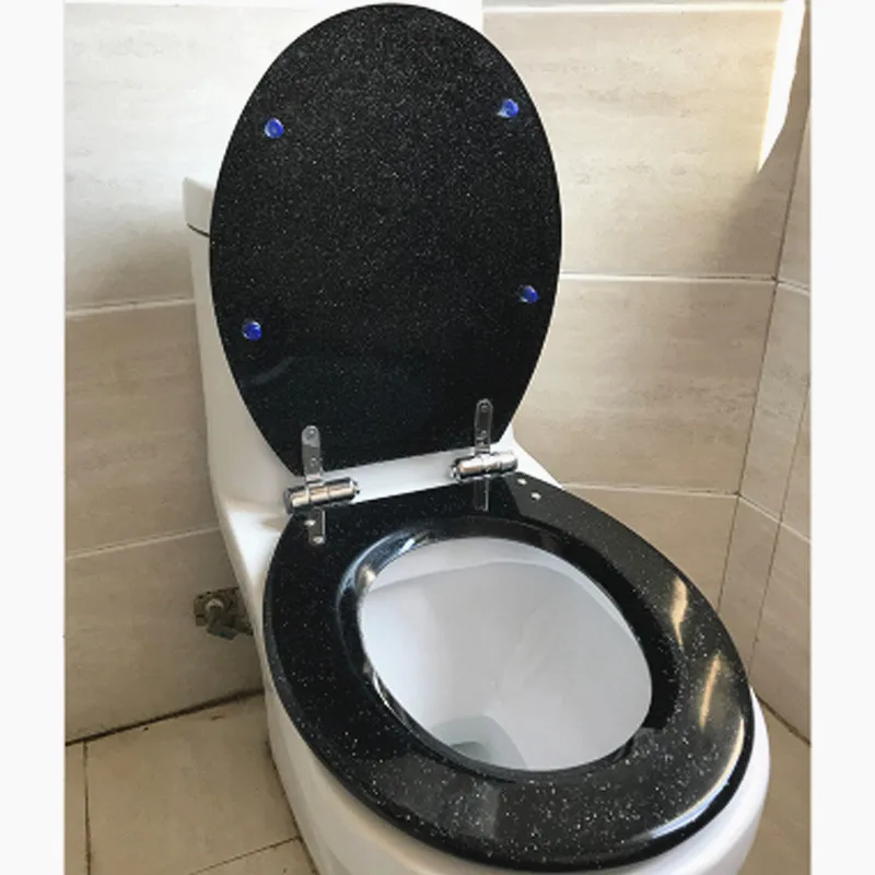 Различные стили, европейский стиль, модные Универсальные буферные крышки для унитаза из смолы, цветные уплотненные сиденья для унитаза, J18006 - Цвет: toilet seat S