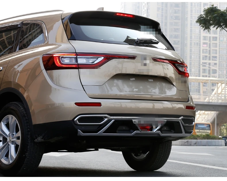 Для Renault Koleos, автомобильный бампер, передняя лопата, защита от Краш, наклейка для губ, Внешнее украшение, авто аксессуары