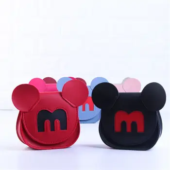 

Disney cartoon mickey mouse Minnie Shoulder Bags Children's small bag Women's mobile phone change bag handbags