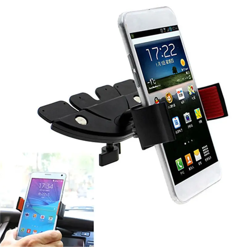 

New Portable Car CD Slot Phone Mount Stretchable Clip Stand Holder For iPhone for Samsung GPS