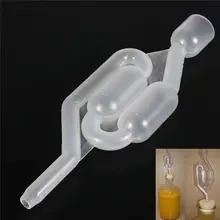 1 шт. s-образный воздушный замок с двойным пузырем втулкой для домашнего пивоварения, брожения вина