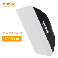 Софтбокс Godox 2" x 27" 50x70 см для фотостудии с универсальным креплением для K-150A K-180A E250 E300 300SDI