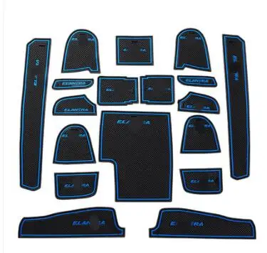 

2012-2017 for Hyundai ELANTRA door slot cushion special interior decoration water cup storage box non-slip cushion decorative