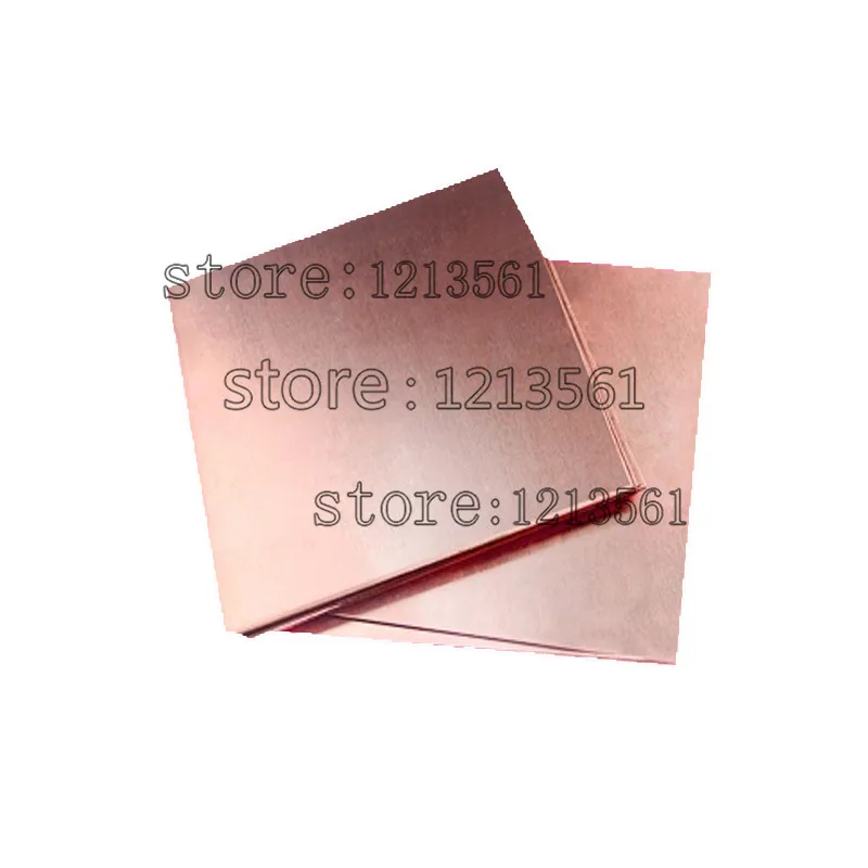 

100 x 100 x 0.5 mm(L x W x H)Copper Sheet Notebook Thermal Pad The Video Card Heatsink Pure Copper Tablets Can be Directly Used