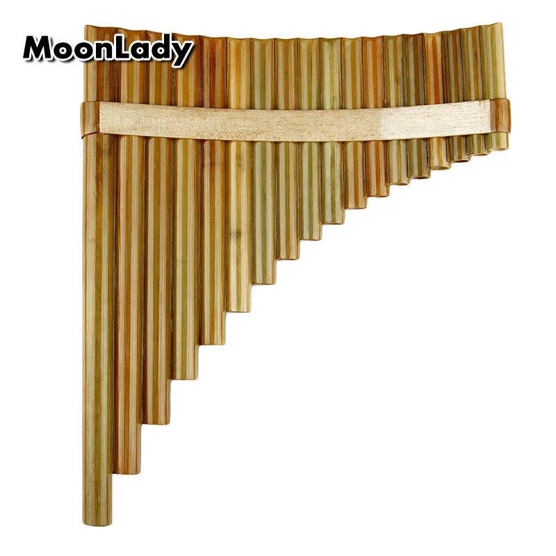 18 Pipes Pan Flute F Key Pan Pipes Woodwind Instrument Chinese Traditional Musical Instrument Bamboo flute
