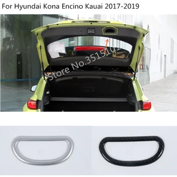 

Car body Rear back tail trunk back handle bowl Stick Detector Trims Frame For Hyundai Kona Encino Kauai 2017 2018 2019 2020