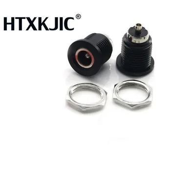 Best 100Pcs 5A Electric Car Charging DC Jack Large Current Power Outlet For Instrument Female Panel Mount Connector 5.5mm 2.1mm