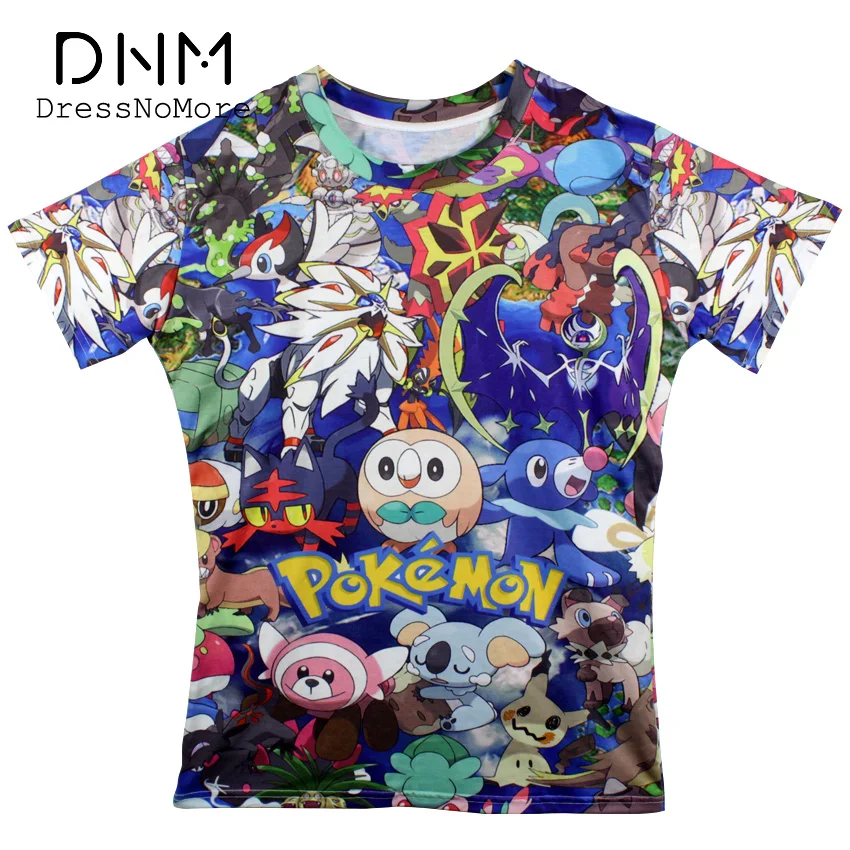 Summer Pokemon Sun And T Shirt Short Sleeve Pikachu Print Plus Size For Boys 3d T Shirt Anime Shirt Pokemon T Shirt|printed cotton shirt|shirt printing chinashirt logo printing - AliExpress