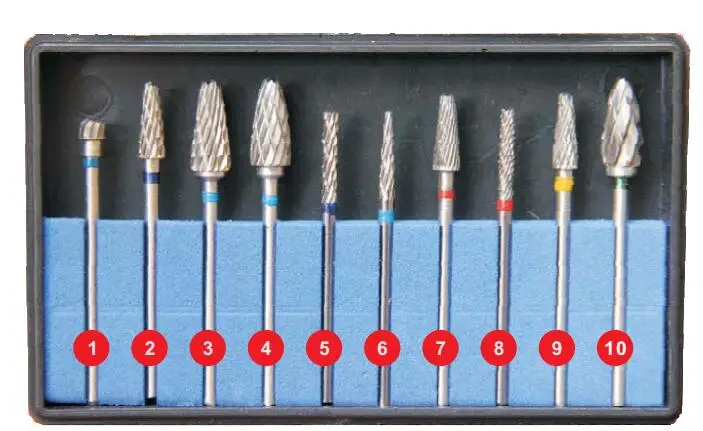 Стоматологическая лаборатория боры стоматология вольфрам карбид роторные Заусенцы Набор Dremel Аксессуары для вращающихся инструментов фреза гравировальные Биты