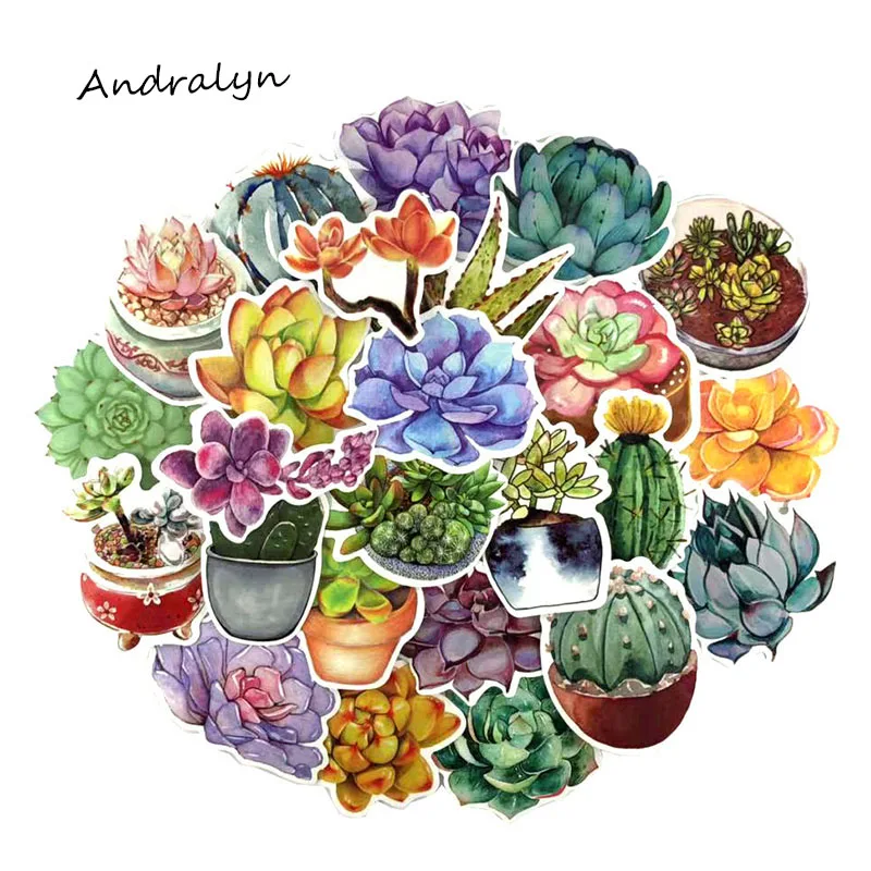 

71Pcs/pack Palm Plant Graffiti Stickers Cactus For Luggage Laptop Notebook Motorcycle Sticker PVC Waterproof Pegatinas