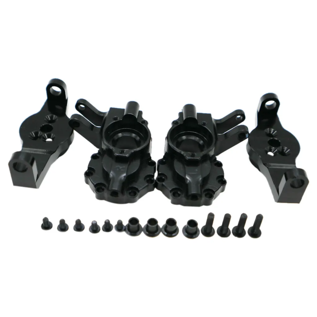 1set Aluminum Steering Blocs Caster avant C Hub Carriers for 1//10 Traxxas TRX-4