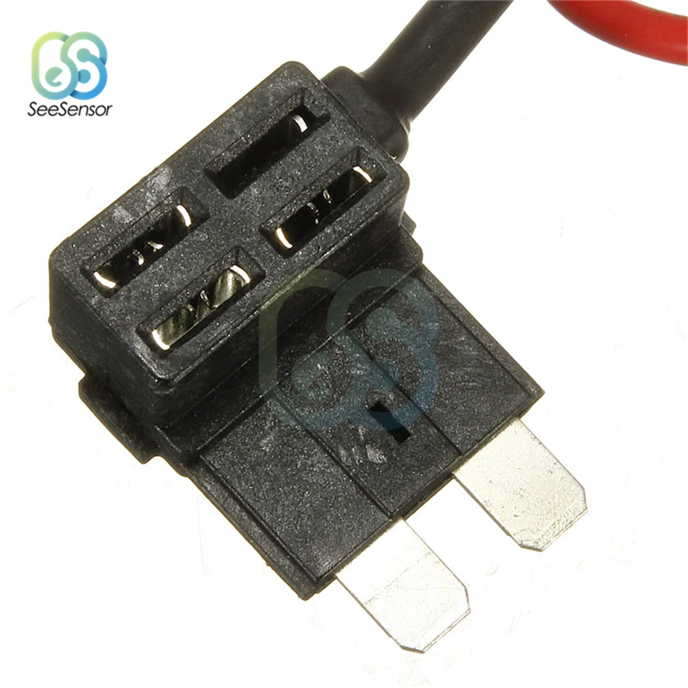 12 В держатель предохранителя Add-a-circuit TAP Adapter Micro Mini standard ATM, APM Blade АВТОМАТИЧЕСКИЙ Предохранитель с 10A Blade автомобильный предохранитель с держателем