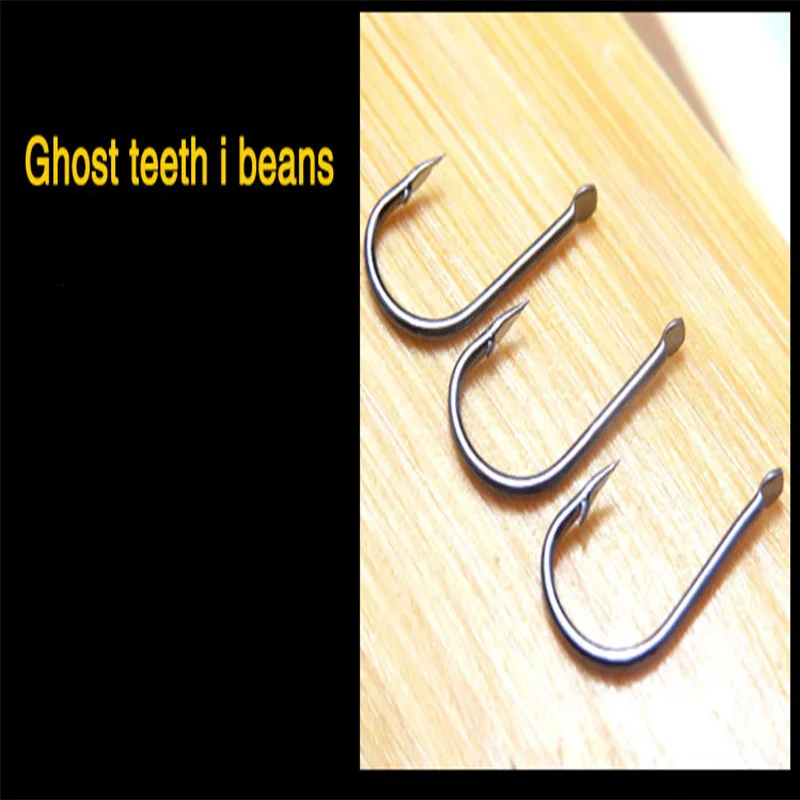 GUGUFISH 96PC fishhook 1#-13# single hook High Qulity Fishing Hook black color Hook A barbed hook to catch crucian carp