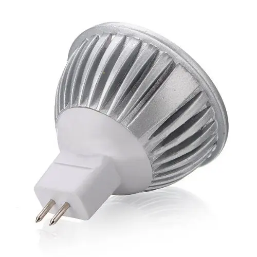 4X3 светодиодный MR16 Luz Lmpara Bombilla Blanca Clida 3W AC/DC 12V