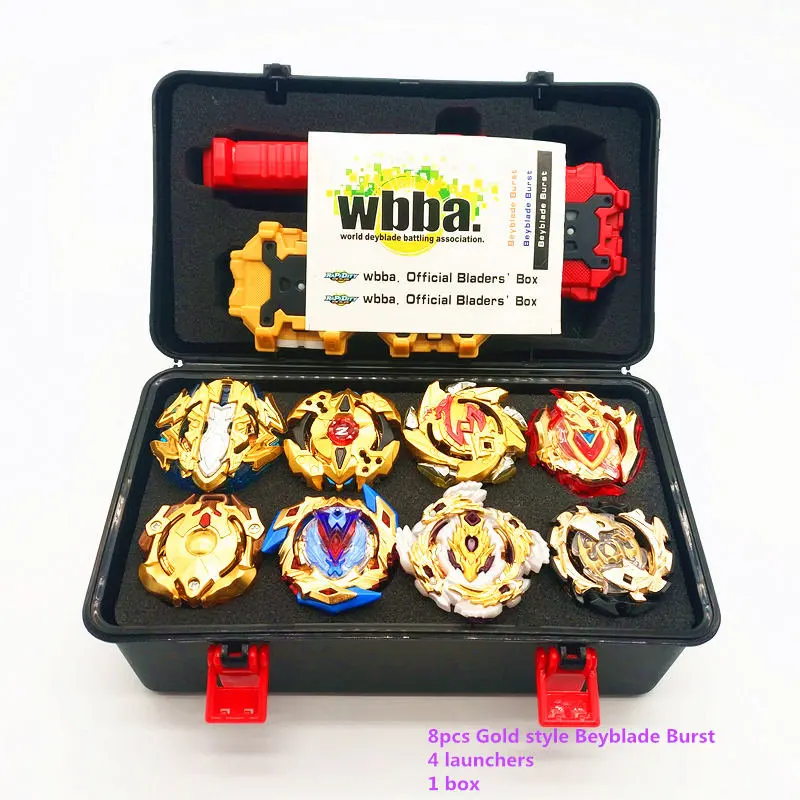 Золотой стиль Beyblade Burst игрушки со стартером и ареной Bayblade Металл fusion Бог волчок Bey Blade лезвия игрушки - Цвет: Gold style B