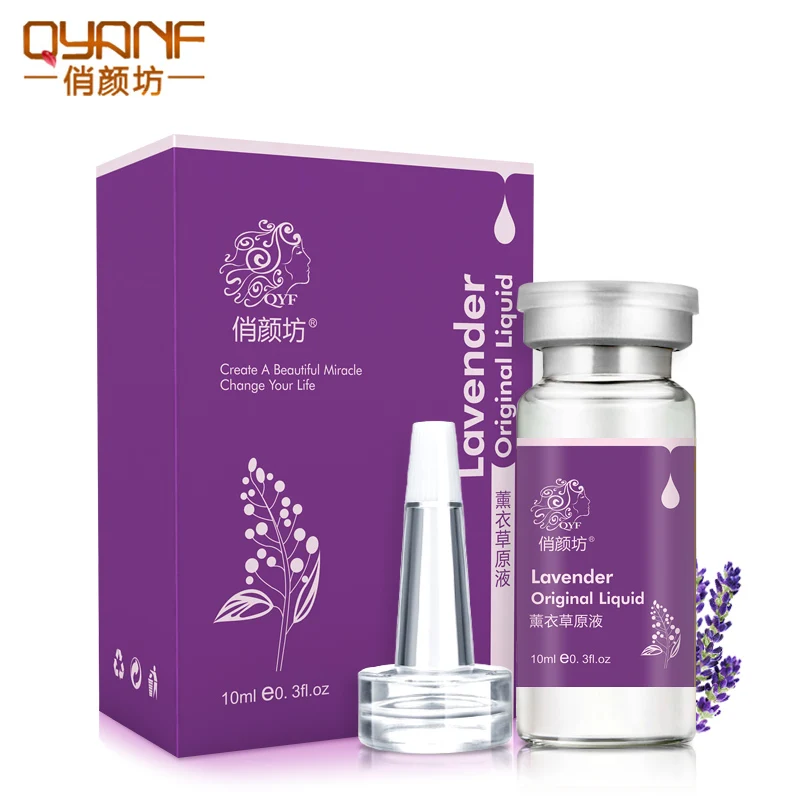 

QYF Brand Skin Care Lavender Essence Serum Face Lift Anti-Allergy Remove Acne Scar Regulate Sebum Ageless Anti-wrinkle Cream