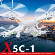 X5C-1 zangão FPV RC Quadcopter Zangão Câmera 2.4G 4 Eixo Brinquedo DO Helicóptero Do RC Quadcopter Drones Pode Levar Câmera Wi-fi HD zangão