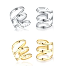 1 шт сталь имитация пирсинга серьги ушной хрящи Клипса-на Хооп Спираль пирсинг не пирсинг клипсы застежка кольцо пирсинг тела