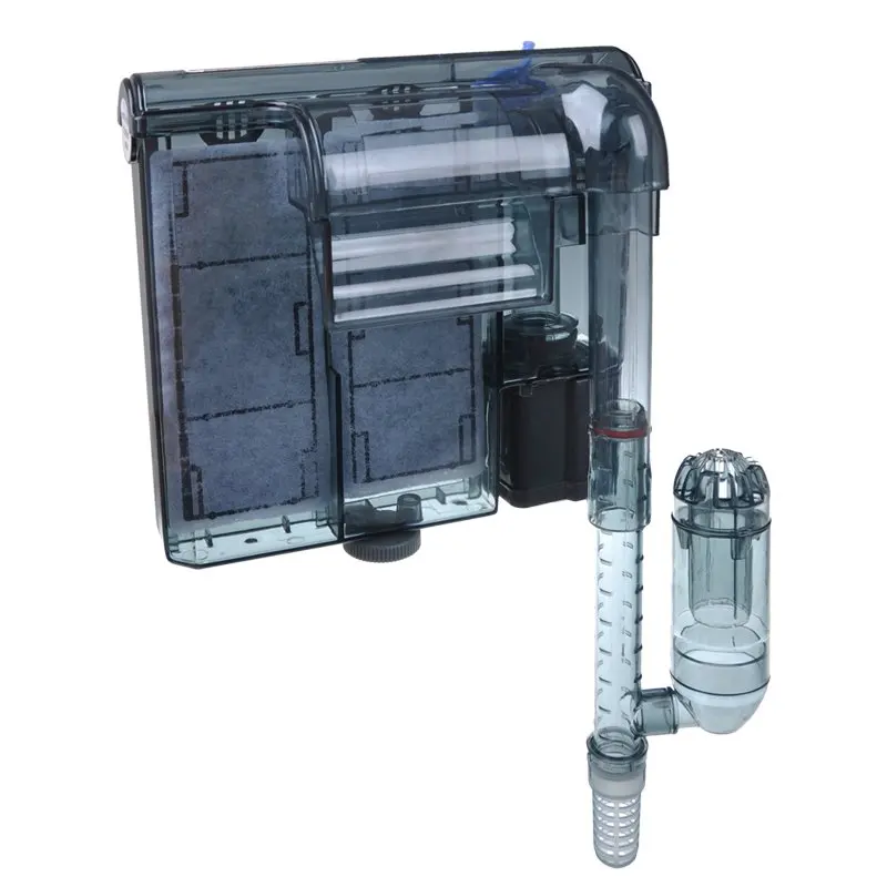 aquarium hanging filter with surface skimmer waterfall oxygen 4 size