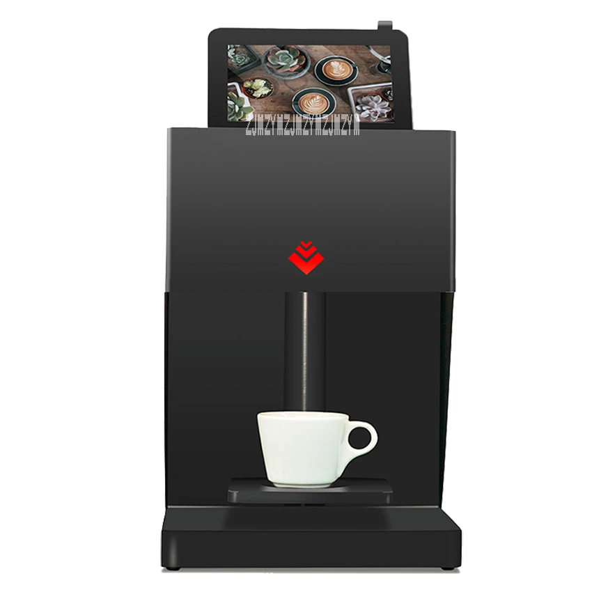 3D Printing Coffee Machine Fully Automatic 3D Touch Screen Latte Art Machine 60W Milk Tea Shop
