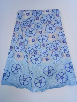 

african swiss voile lace high quality nigerian cottone lace new arrivals 2017 african blue lace fabric with stones for wedding