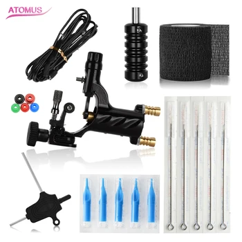 

Tattoo Kit Professional Dragonfly Tattoo Machine Black Machine Practice Component Subjoin Black Hook Line Kit Tatuagem niciante
