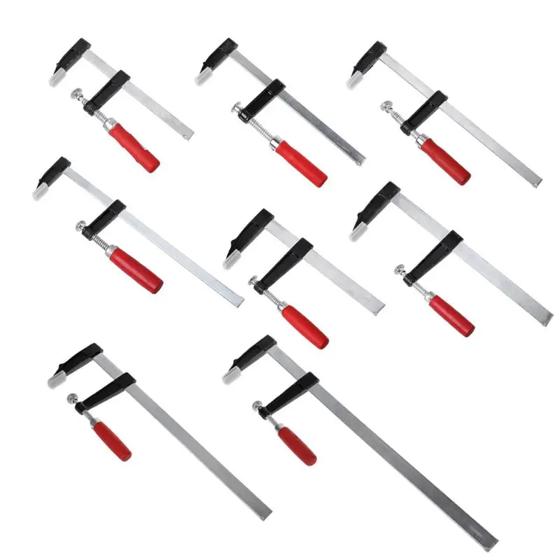 

Heavy Duty F-Clamp Bar Clip Clamp For Woodworking High Strength Wood Clamping Carpenter DIY Hand Tool 8 Sizes