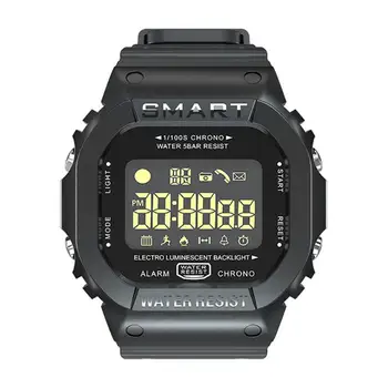 

EX16T 5ATM Waterproof Bluetooth Alarm Clock Pedometer Sport Stopwatch Smartwatch Integrated 3D Sensor Motion Tracking