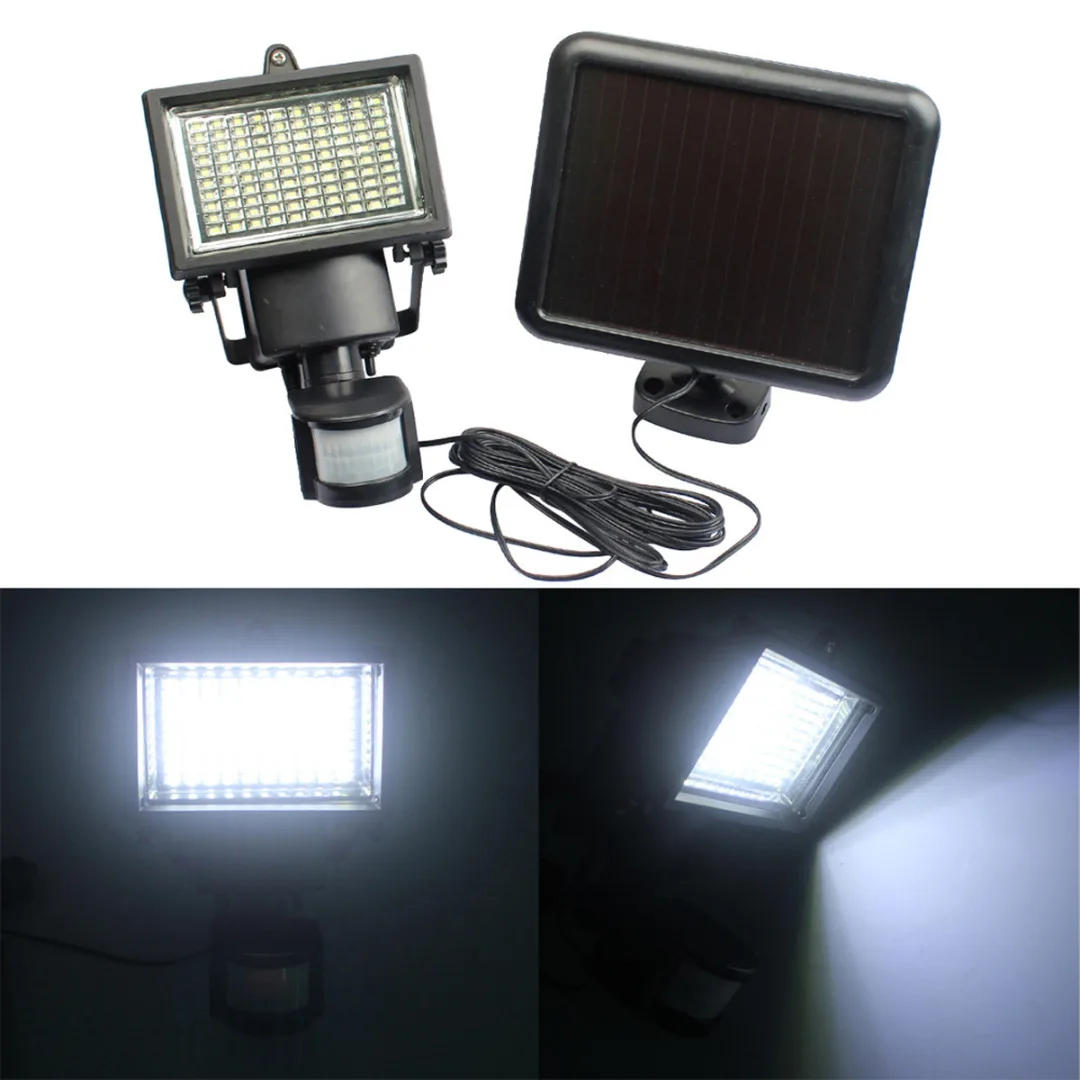 Newest 100 LED Solar Panel Sensor Flood Light Security Motion Spot Lamp Outdoor Garden