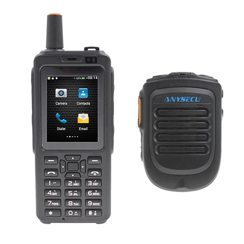 ANYSECU 4G телефон Радио 7S+ 4G LTE POC Telefono Walkie Talkie Android 6,0 Zello Real-PTT Dual SIM дальний fm-приемопередатчик - Цвет: 4G-7Splus-B01