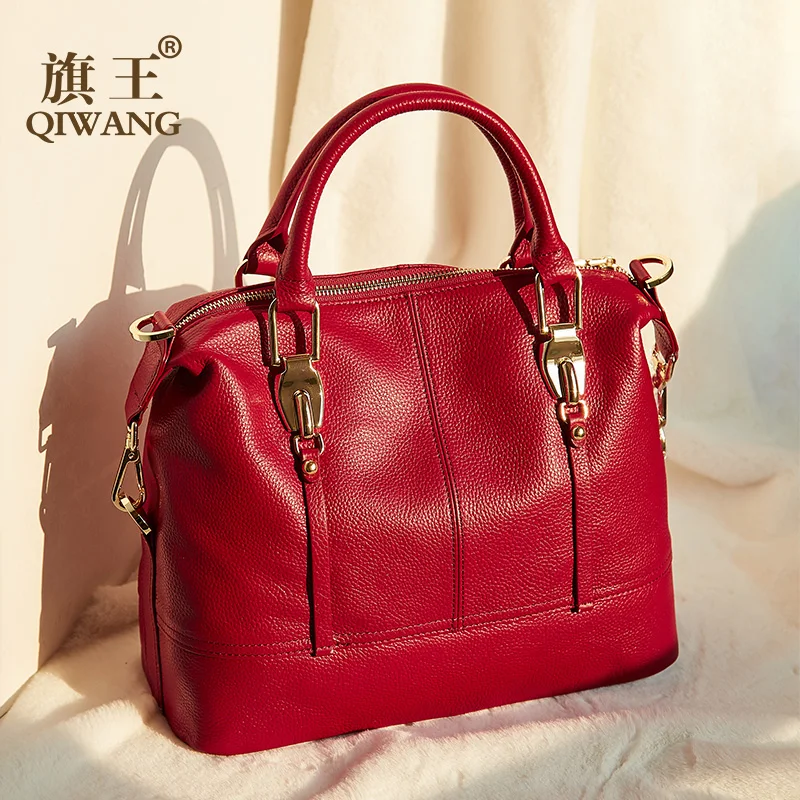 QIWANG Women Genuine Leather Bags Roomy Hobo Handbags Full Grain Cowhide Handbags Ladies Fashion Purses for Commuting&Party QIWANG Women Genuine Leather Bags Roomy Hobo Handbags Full Grain Cowhide Handbags Ladies Fashion Purses for Commuting&Party