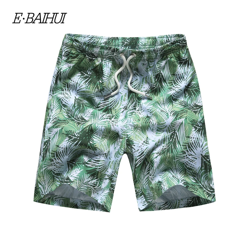 E-BAIHUI новый летний стиль Для мужчин Пляжные шорты плед полосы Star стилей пару костюм одежда повседневные спортивный костюм с коротким топом