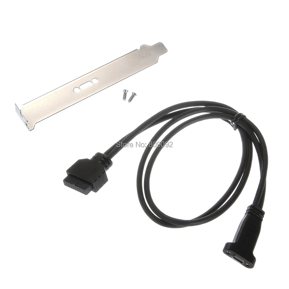 USB 3 1 Type C гнездо к 0 материнская плата 20Pin монтажный кабель панели с задней панелью