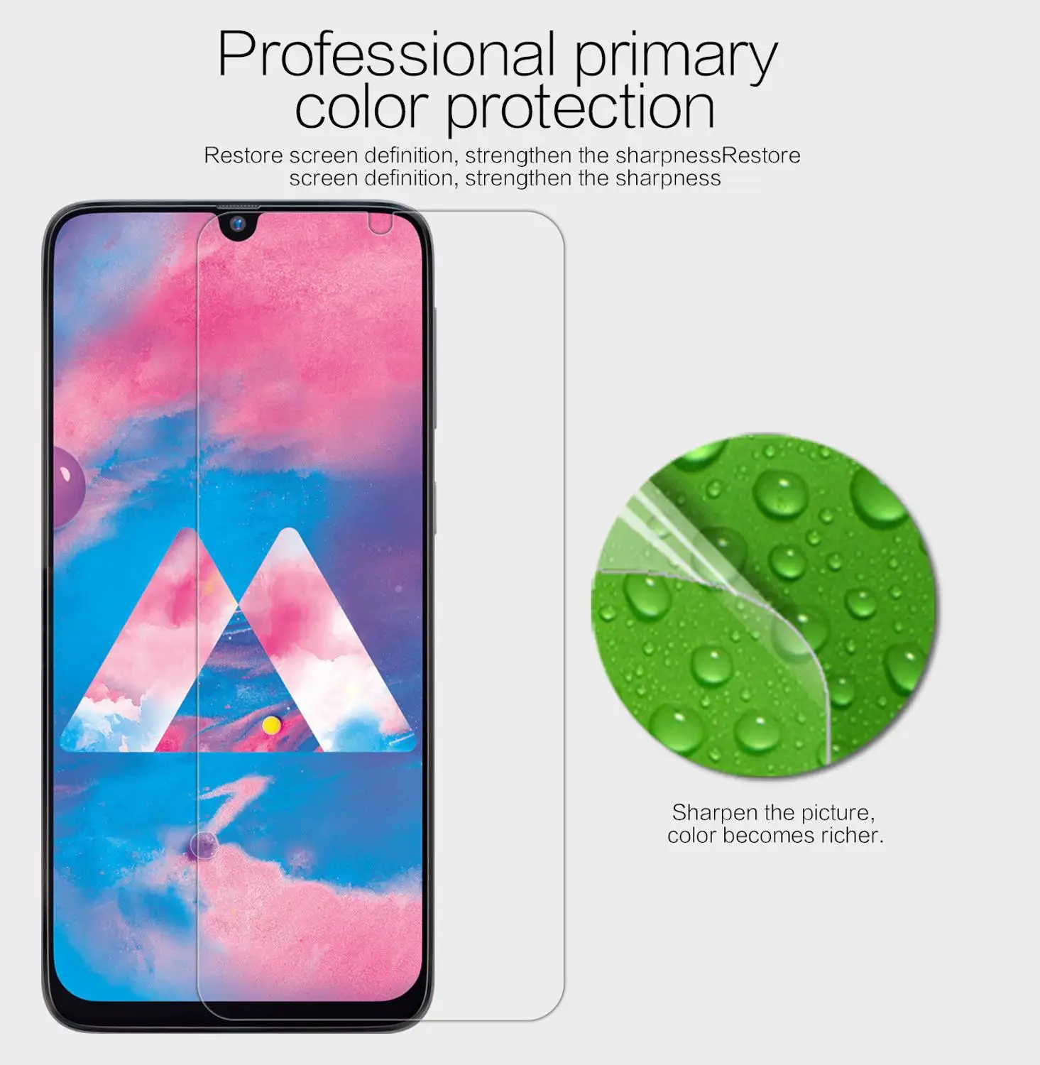 NILLKIN Экран протектор для samsung Galaxy A50 A30 A20 A10 A70 A60 A20S M10 M20 M30 M40 M30S Прозрачная защитная hd-пленка глянцевая защитная пленка