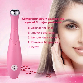 

Electric Vibration Eye Massager Pen Type Facial Vibration Massage Thin Face Anti-aging Wrinkle Removal Skin Beauty Care MR113