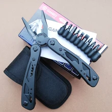 22in1 GANZO Multi Tool Knife Pliers Pocket Folding Plier Outdoor Hand Tools Set Cutter Screwdriver Saw Survival Camping Alicate