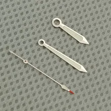 Нержавеющая сталь Серебристые стрелки часов подходят Miyota 8215/821A ETA 2836/2824 движение A834