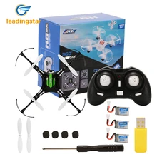 Leadingstar 2.4 GHz 4 Channel 6-Axis Gyro Quadcopter Drone dengan Headless Modus Satu Kunci Auto-Return RC dengan 3 Batterys zk25