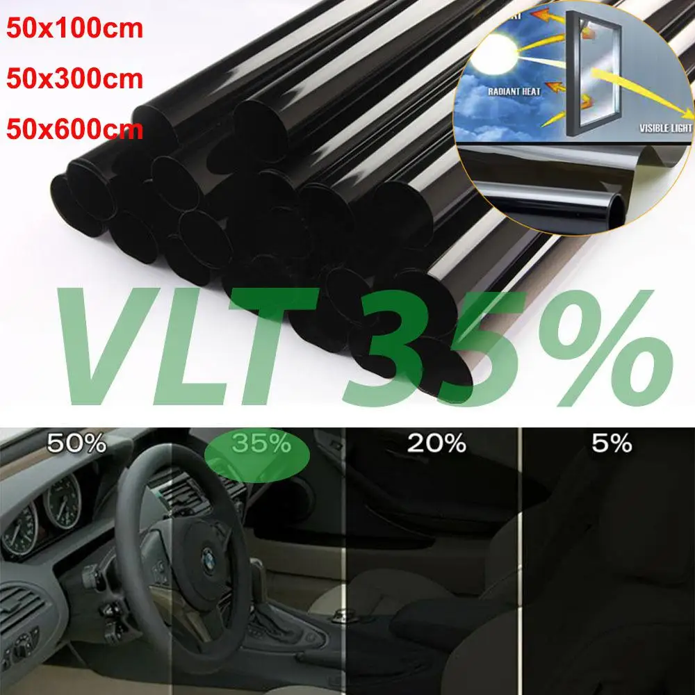 Dragonpad Uncut оконный оттенок рулон 35% VLT 10 футов для дома коммерческого офиса Авто
