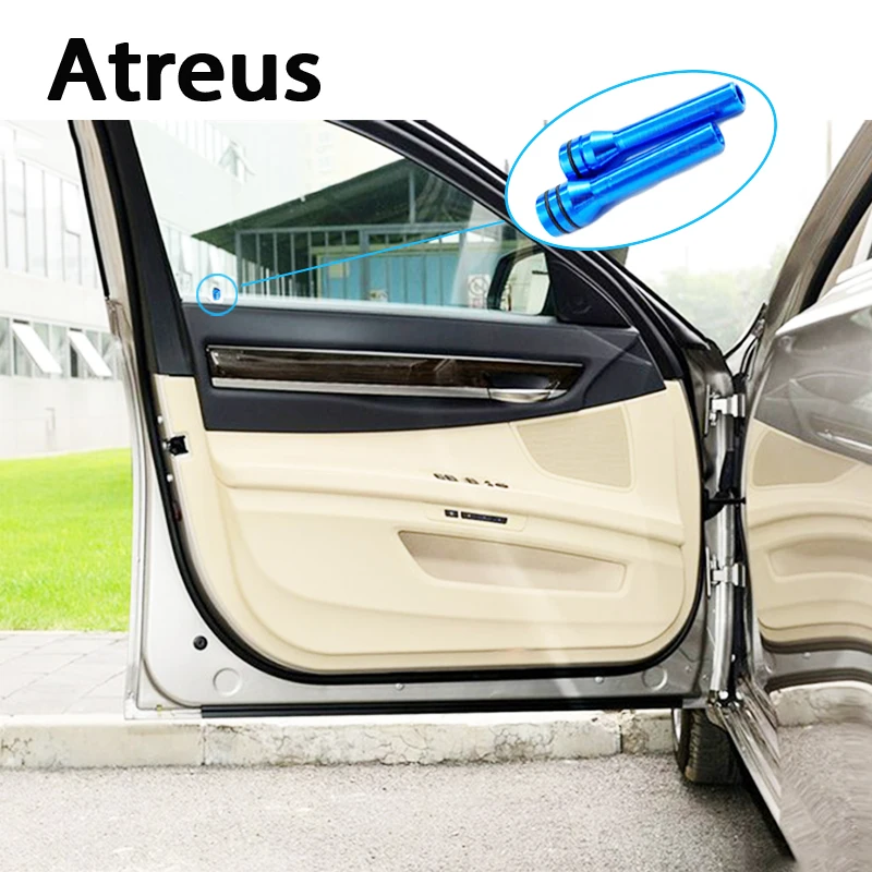 Автомобильный Стайлинг Atreus 2X накладки на дверные булавки из нержавеющей стали