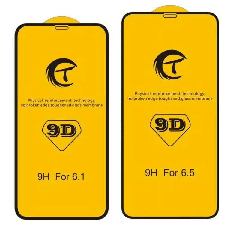 

9D Curved Full Coverage Tempered Glass for iPhone X Xs XR 8 7 6S 6 Plus Screen Protector Protective Glass Film for iPhone Xs Max