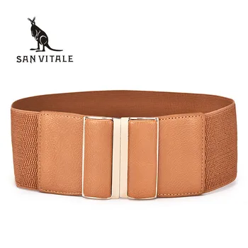 

Cummerbunds Belt For Women Belts Large Size Straps Ratchet Accessories Bohemia Apparel Waist For SkirtWoman Black
