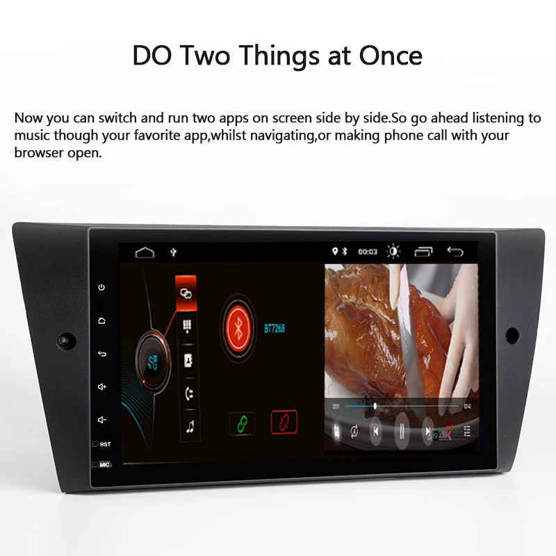 Sale Xonrich Car Multimedia Player 1 Din Android 9.0 For BMW E90/E91/E92/E93 3 Series Radio GPS Navigation Head Unit Audio Wifi DAB+ 3