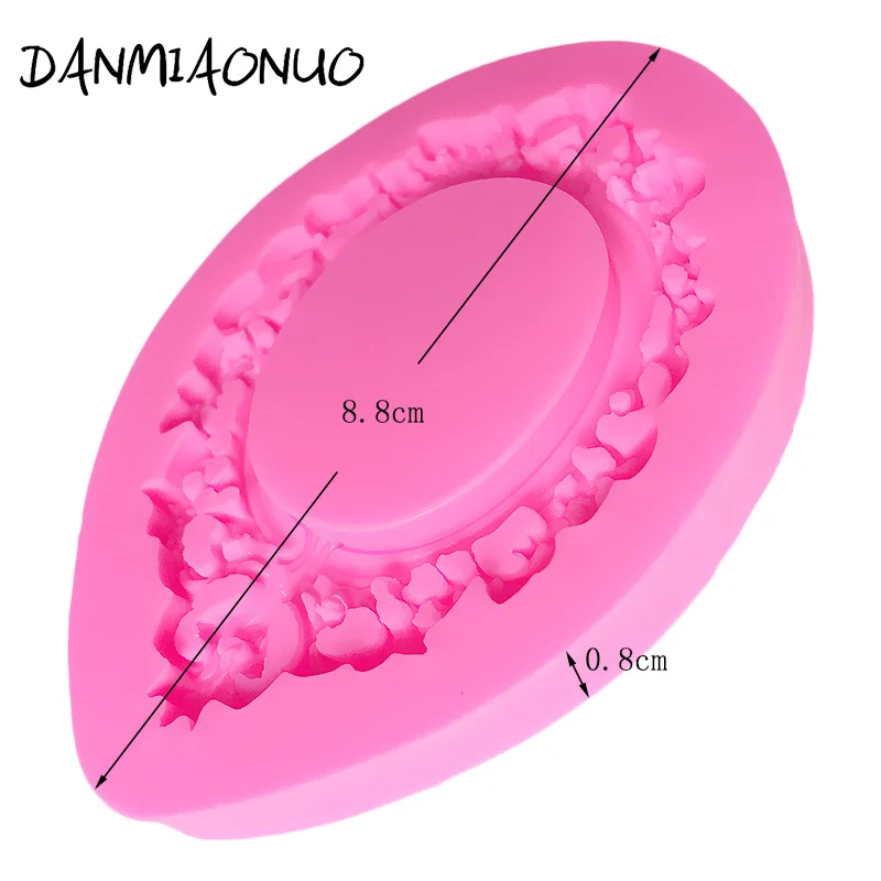 Модная фоторамка помадка инструменты силиконовая форма помадка для бисквита торта силиконовая форма силиконовая подставка для свадебного торта A305611
