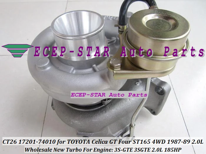 CT26 17201-74010 Turbo Turbocharger For TOYOTA Celica GT Four ST165 4WD 1987-89 Engine 3S-GTE 3SGTE 2.0L 185HP - (1)