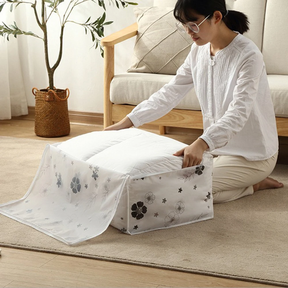 Dampproof Sorting Big Bag Wardrobe Organizer Quilt Mattress Storage Zip Bag Clothes Pillow Blanket Dust Cover Home Storage Box